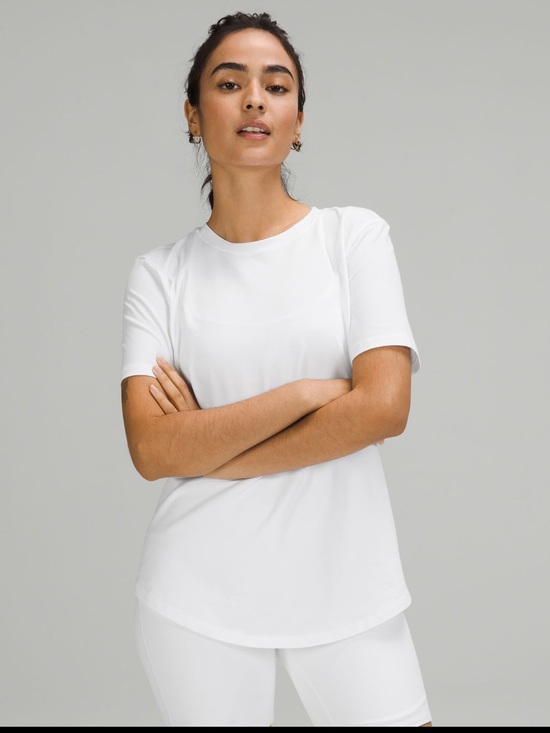 lululemon athletica Tops - lululemon athletica White Short Sleeve Love Crewneck Tee